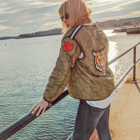 Upcycled army field jacket - Picture 3 of 6